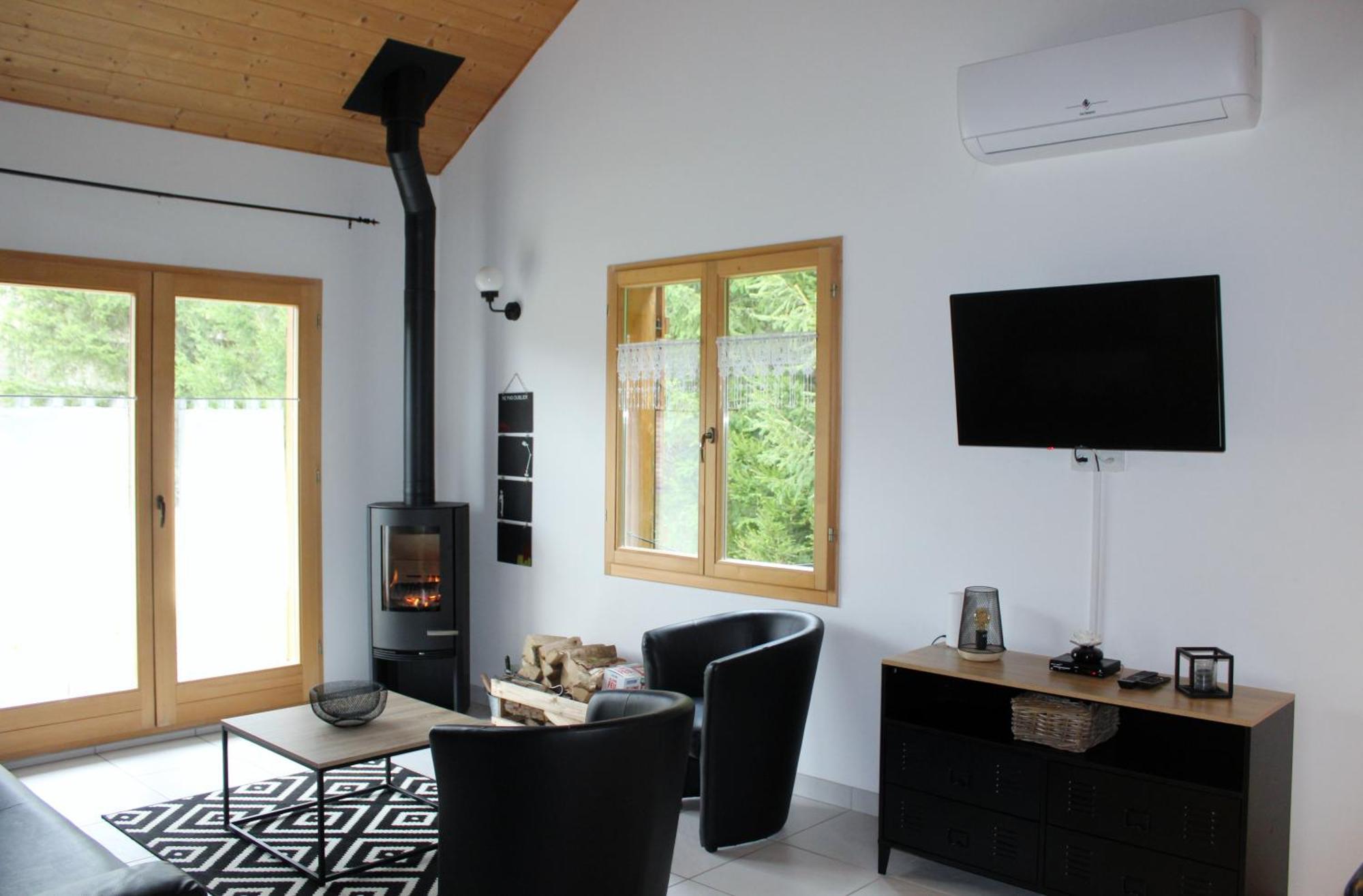 Chalet De Charme Le Contemporain Ney Экстерьер фото