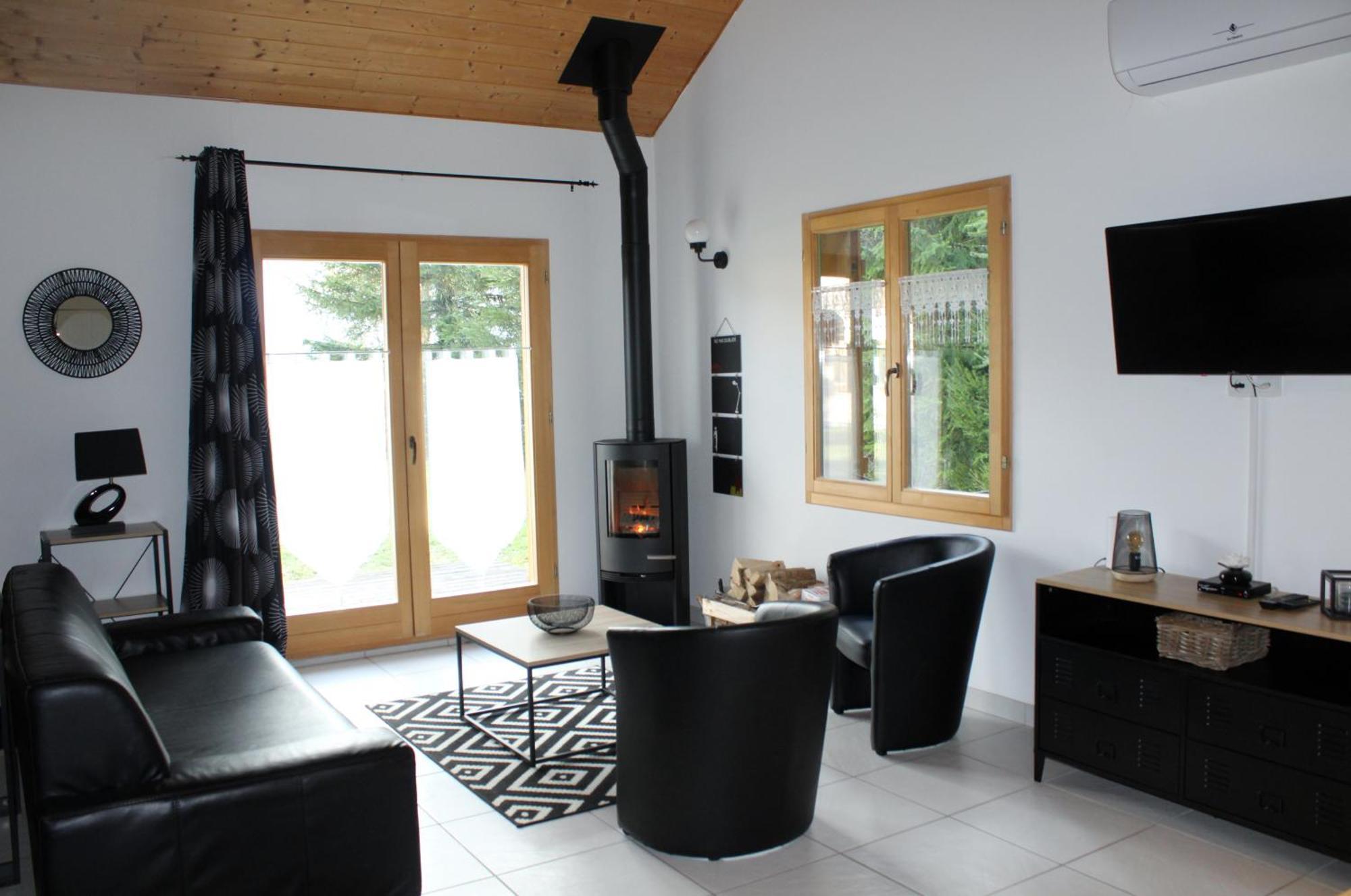 Chalet De Charme Le Contemporain Ney Экстерьер фото