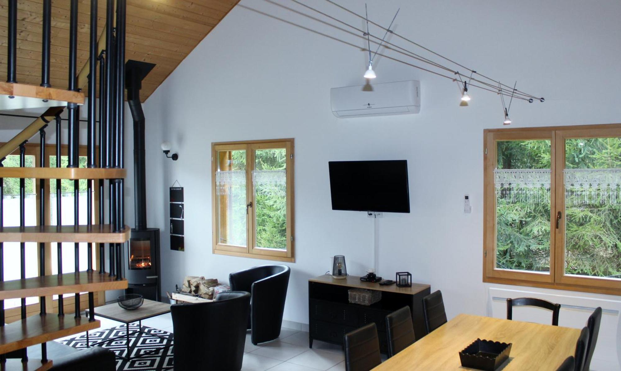 Chalet De Charme Le Contemporain Ney Экстерьер фото