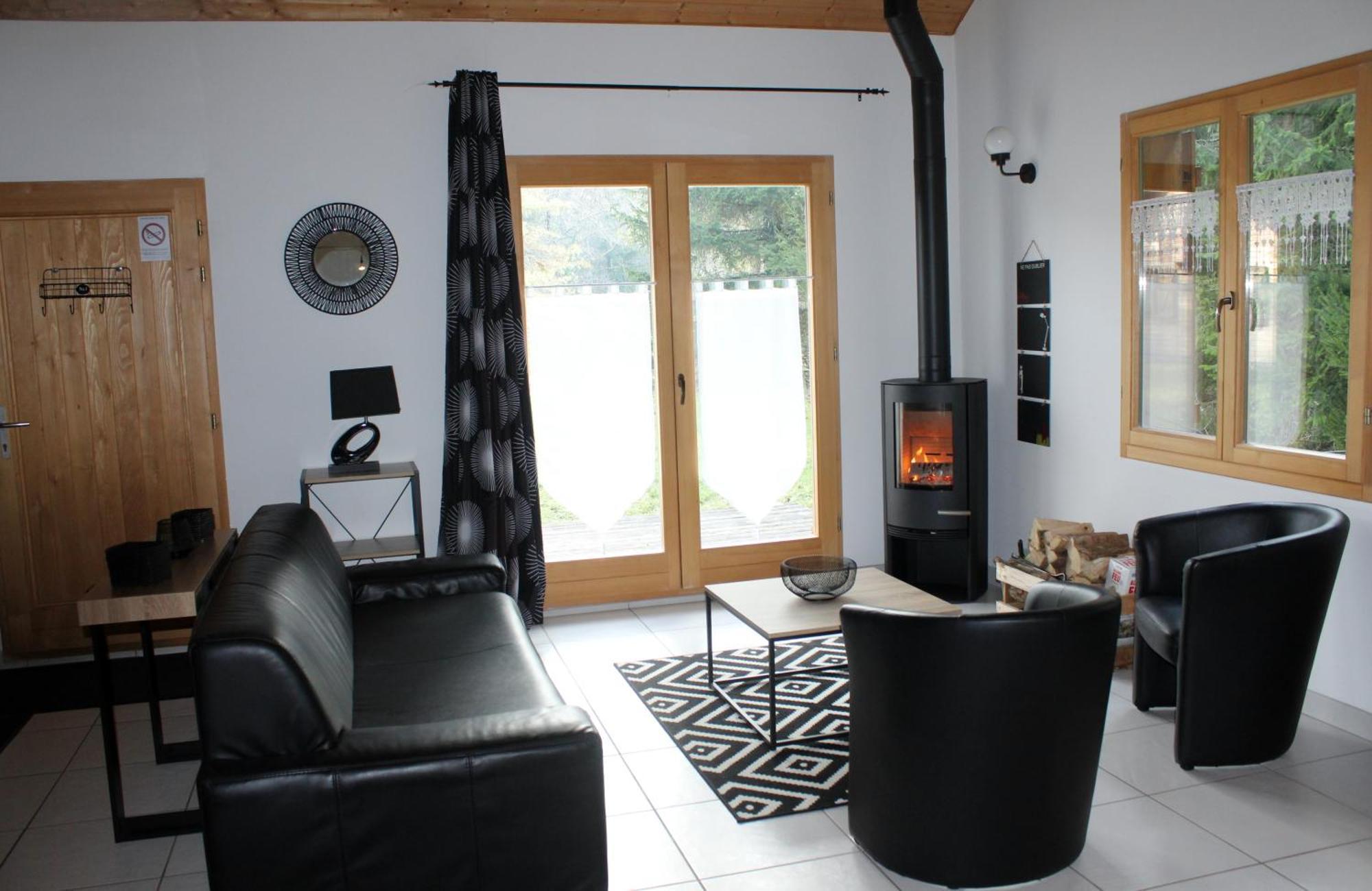 Chalet De Charme Le Contemporain Ney Экстерьер фото