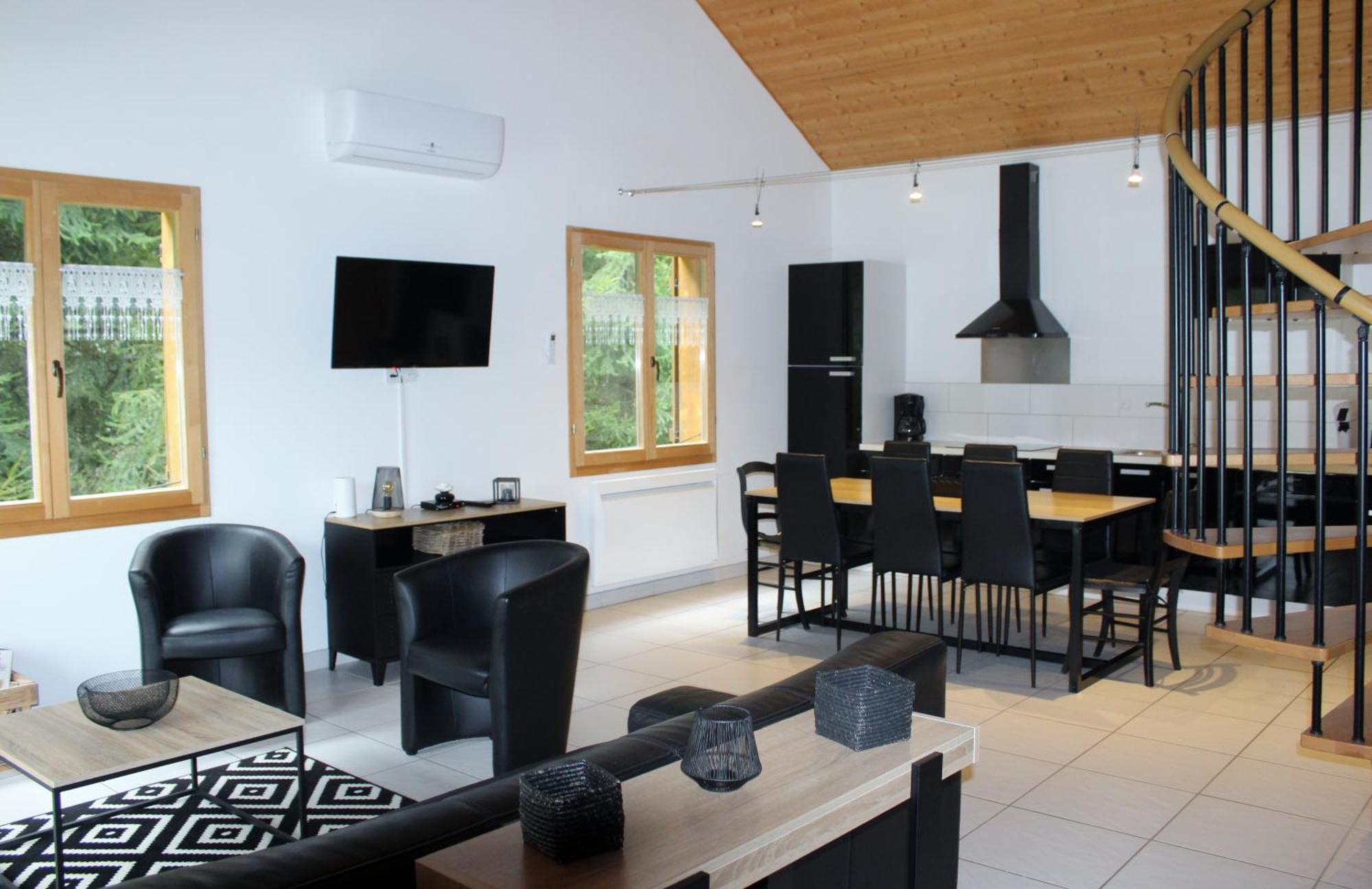Chalet De Charme Le Contemporain Ney Экстерьер фото