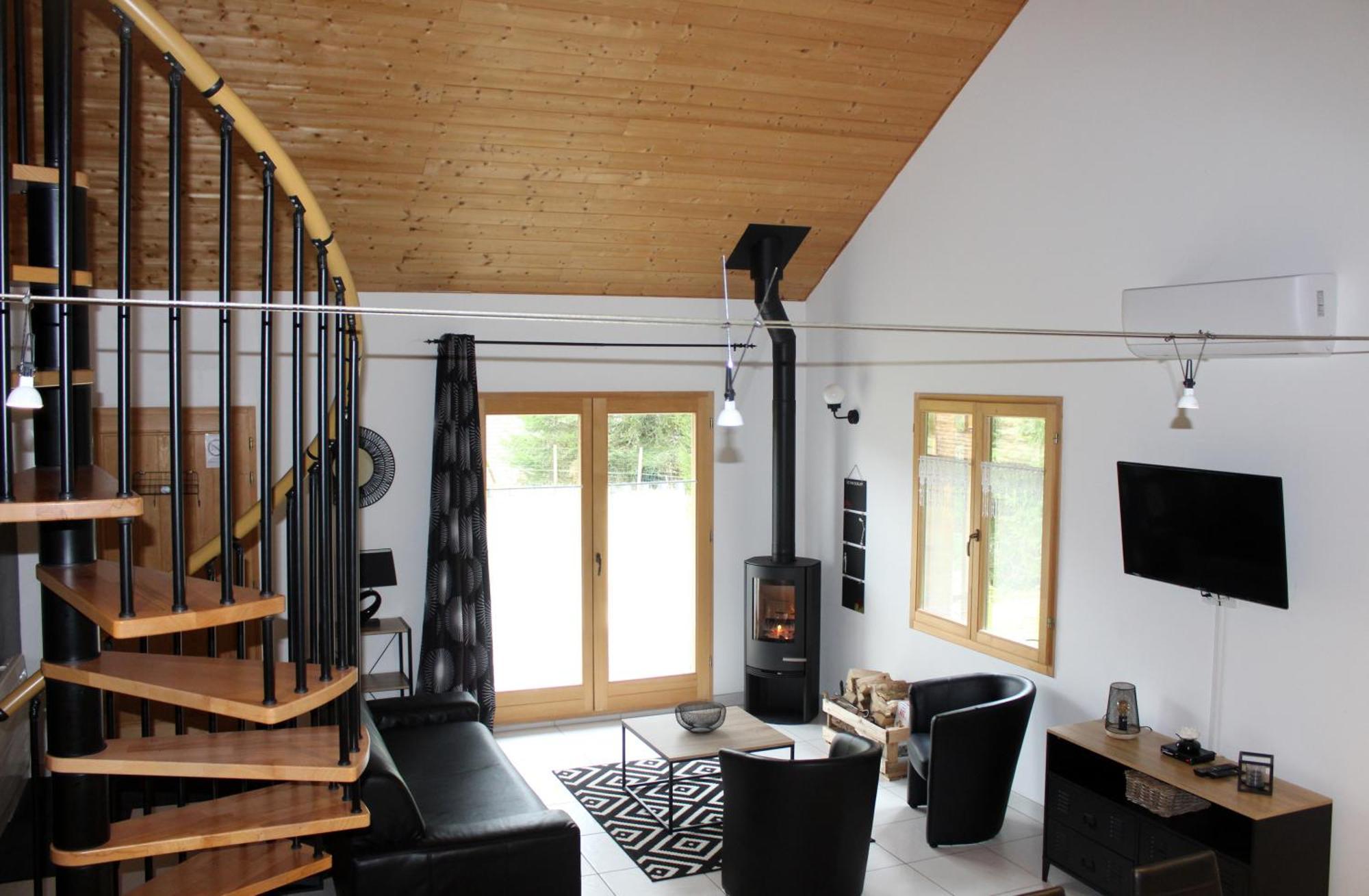 Chalet De Charme Le Contemporain Ney Экстерьер фото