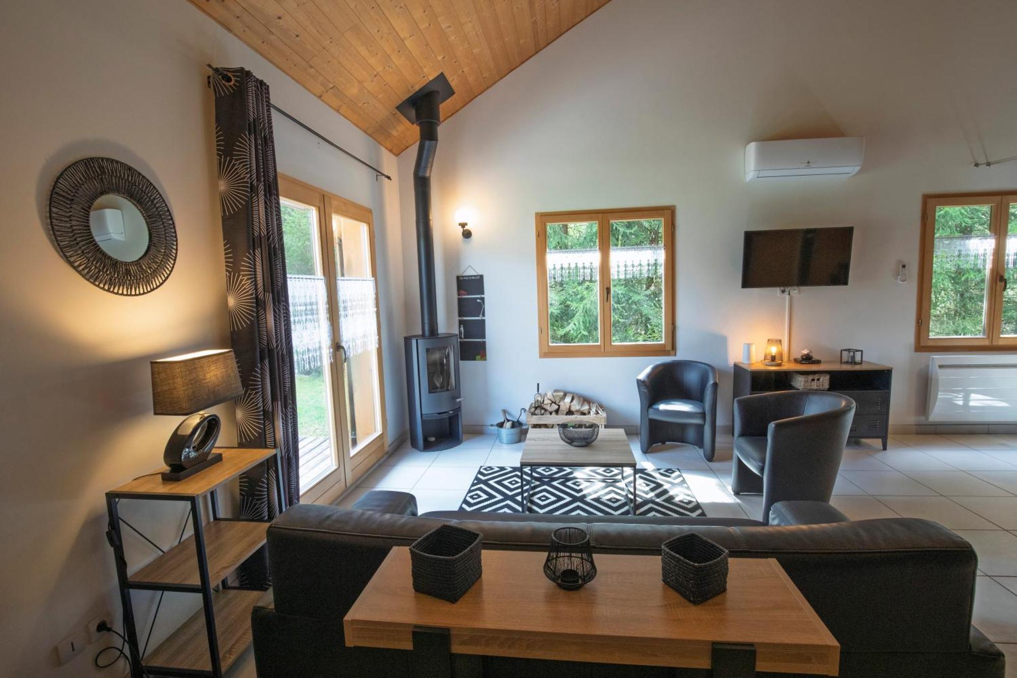 Chalet De Charme Le Contemporain Ney Экстерьер фото