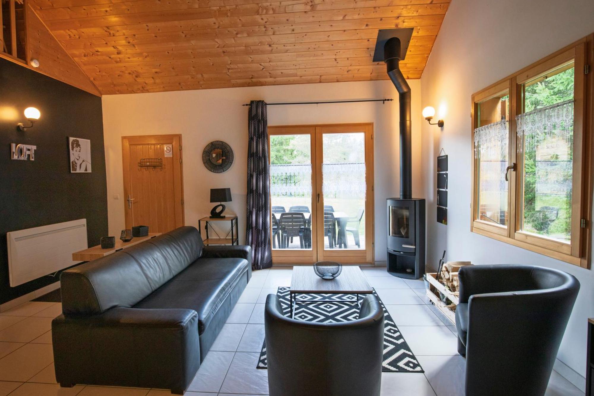 Chalet De Charme Le Contemporain Ney Экстерьер фото