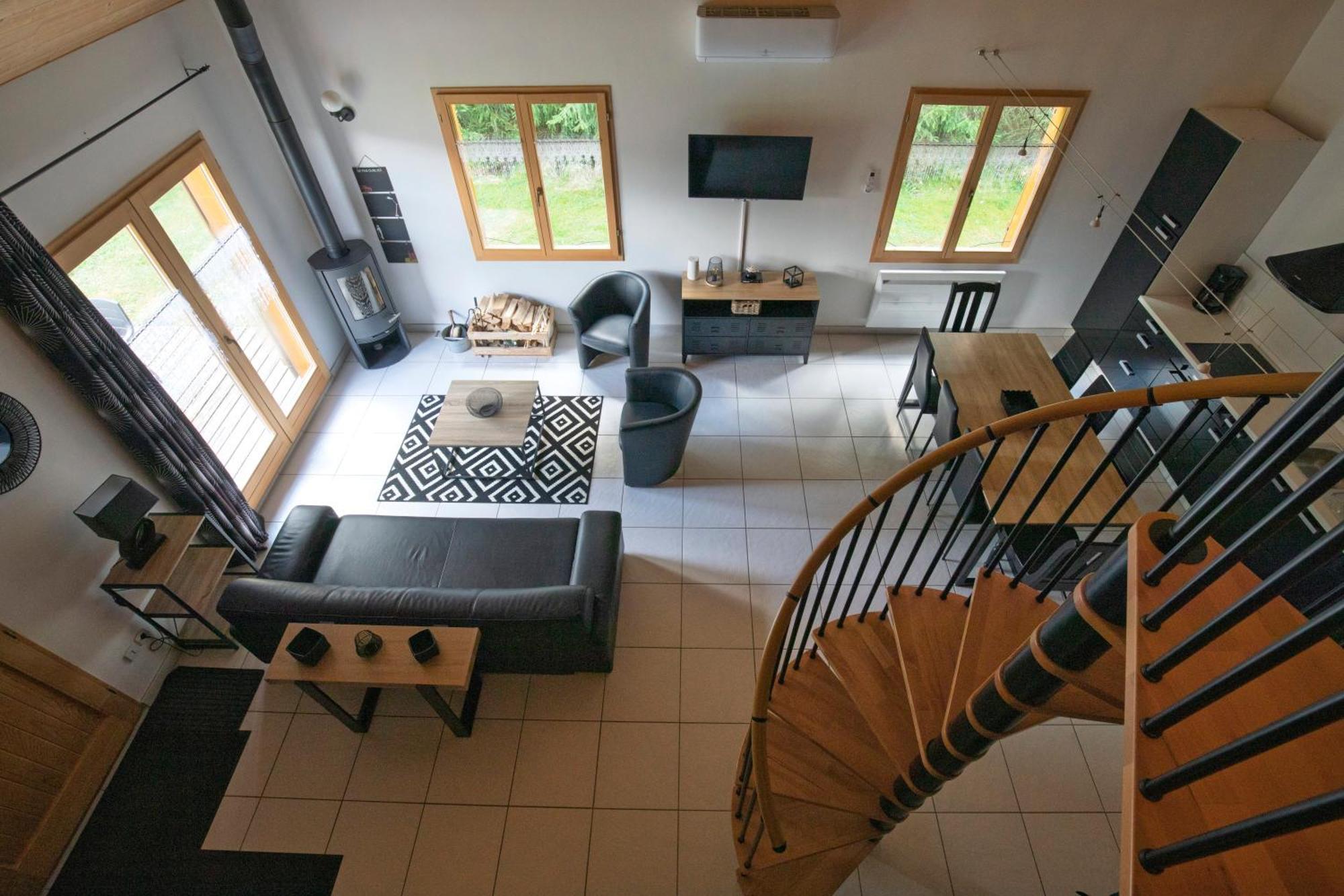 Chalet De Charme Le Contemporain Ney Экстерьер фото
